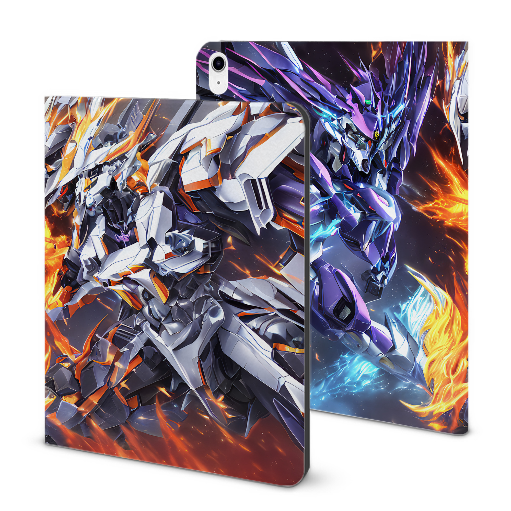 （画像用） EVA 新世紀エヴァンゲリオン IPad ケース ブック型 PUレザー TPU 耐衝撃 軽量 薄型 ペン収納なし 全面保護 IPad 各モデル対応